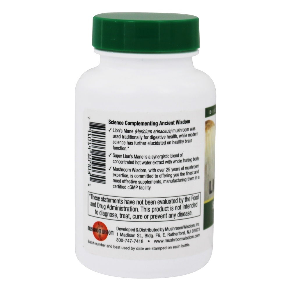 Super Lion's Mane - 120 Tablets anteriormente Produtos Maitake Mushroom Wisdom - Imagem 3