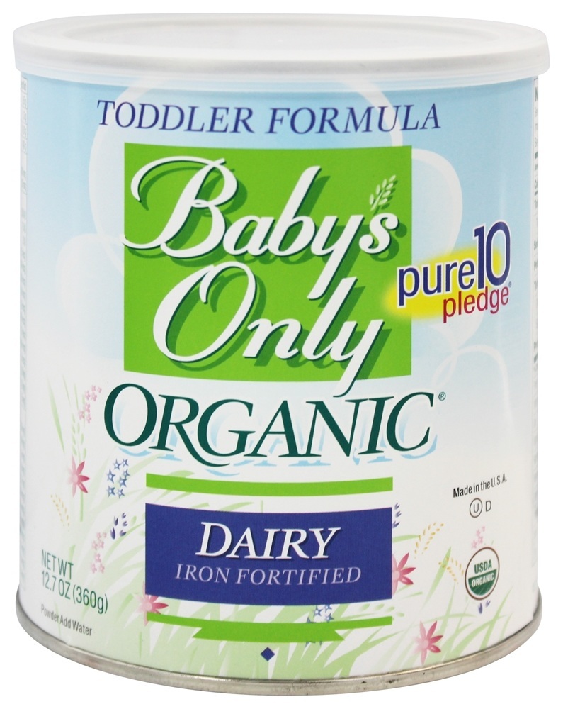 Fórmula de criança fortificada à base de laticínios orgânicos - 12.7 oz. Ba