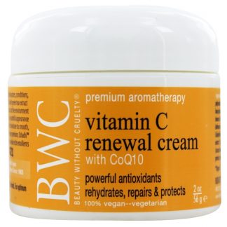 Vitamina C CoQ10 Renovação Creme Facial - 2 oz. Beauty Without Cruelty