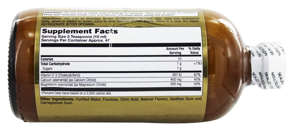 Sabor natural do creme do limão do citrato líquido do magnésio do cálcio - 16 fl. oz. LifeTime Vitamins - Imagem 3
