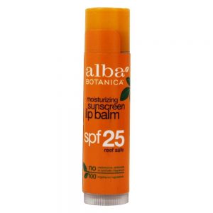 Bálsamo Protetor Solar Hidratante de Bálsamo 25 SPF - 0.15 oz. Alba Botanica