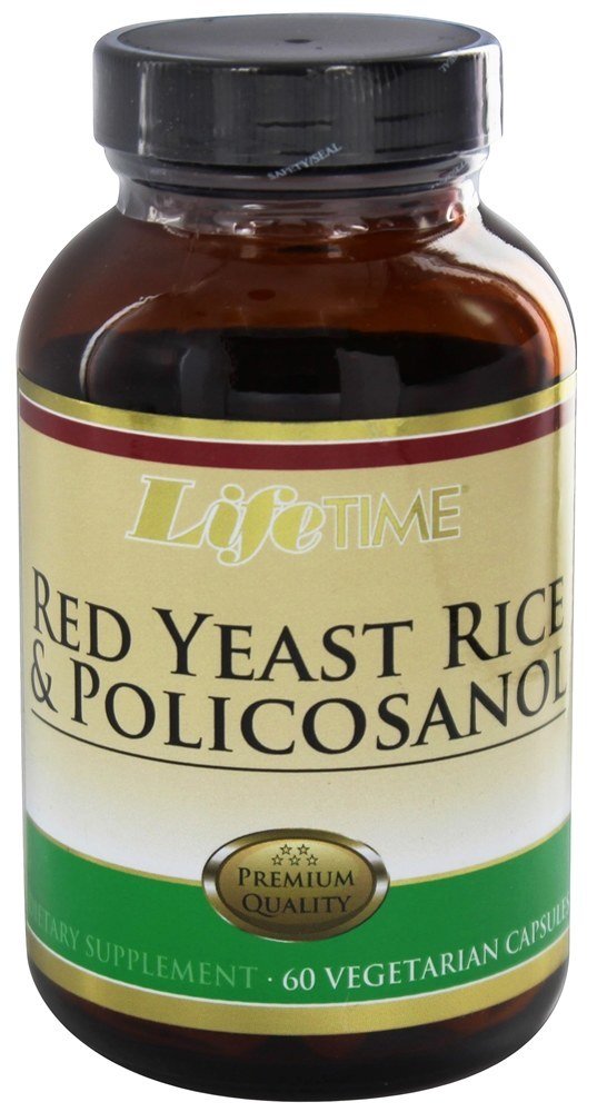 Arroz de Levedura Vermelha e Policosanol - Cápsulas vegetarianas 60 LifeTime Vitamins