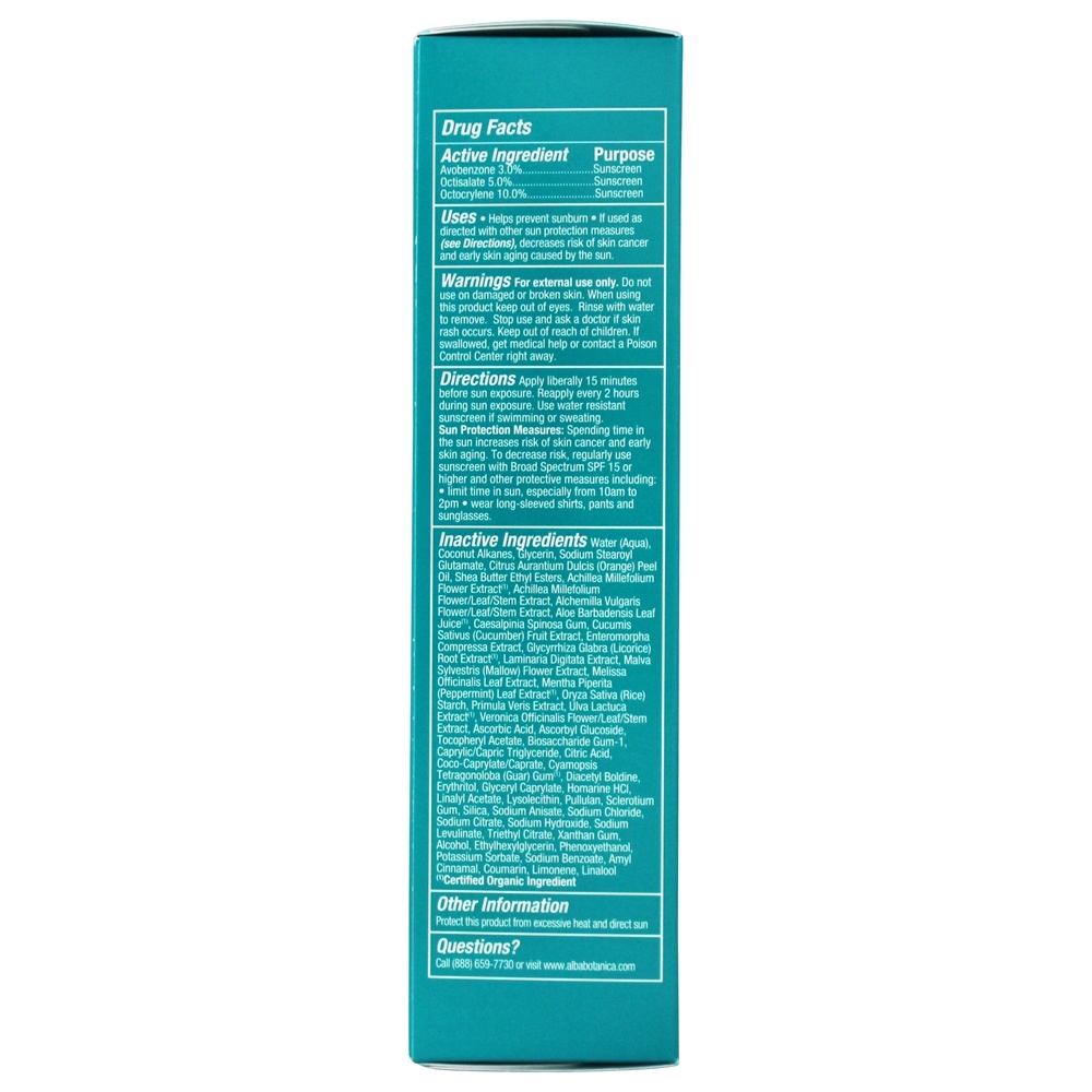 Hidratante uniforme e brilhante Amplo Spectrum 15 SPF - 2 oz. Alba Botanica - Imagem 2