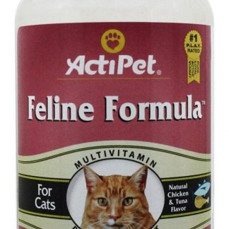 Felino Fórmula Diário Múltiplas Vitamina & Mineral Para Gatos - 90 comprimidos mastigáveis ActiPet