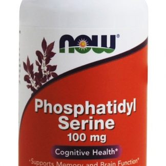 Saúde Cognitiva da Fosfatidil Serina 100 mg. - 60 Cápsula (s) vegetal (s) NOW Foods