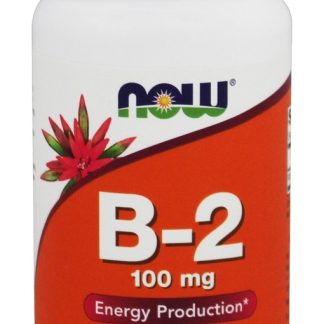 Vitamina B2 Riboflavina 100 mg. - Cápsulas 100 NOW Foods
