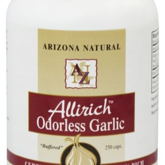 Allirich Inodoro Alho 500 mg. - Cápsulas 250 Arizona Natural
