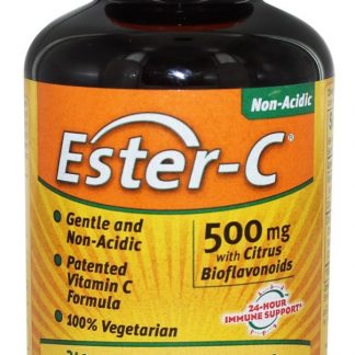Éster C com Bioflavonóides Cítricos 500 mg. - Cápsulas vegetarianas 240 American Health