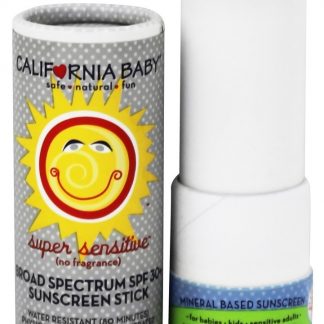 Protetor solar Vara Não Fragrância 30 SPF - 0.5 oz. California Ba