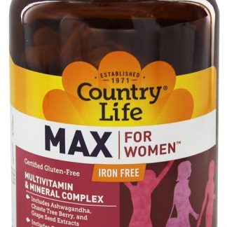 Maxi-Sorveira Maxine Diário Múltiplo Para Mulheres Ferro-Livre - Cápsulas vegetarianas 120 Country Life