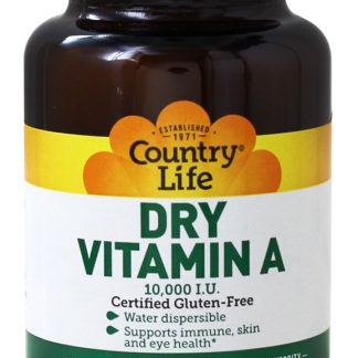 Vitamina A Seca 10000 UI - 100 Tablets Country Life
