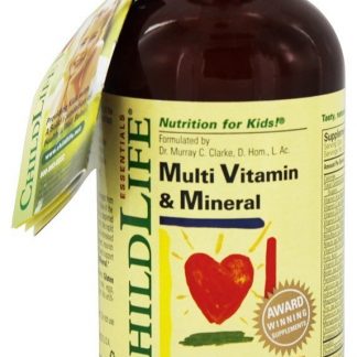 Multivitamínico & Mineral Líquido Infantil Sabor Laranja/Manga - 8 oz. Child Life Essentials