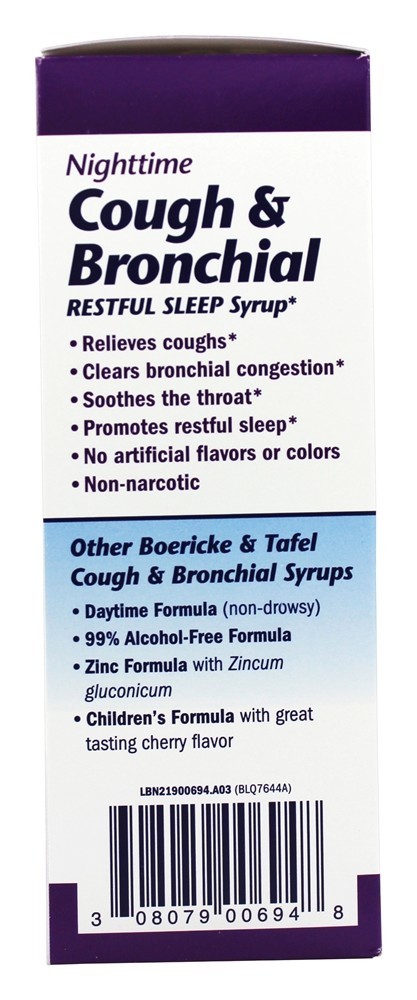 Tosse noturna e xarope brônquico - 8 oz. Boericke & Tafel - Imagem 4