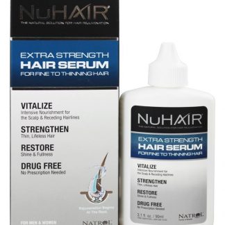 Reparador Para Perda de Cabelo Extra Potente Para Homens & Mulheres - 3.1 fl. oz. Anteriormente pelo Biotech Labs Nu Hair