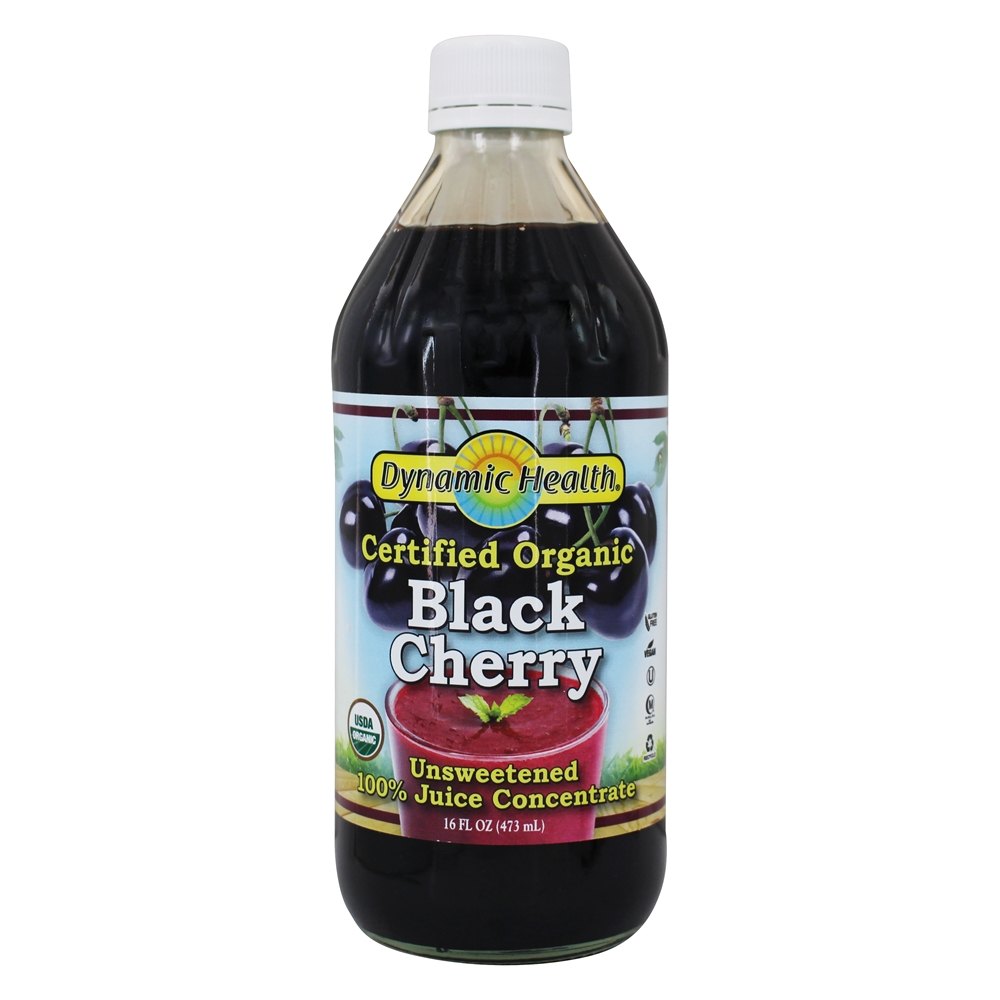 Juice Concentrate 100 % Pure Cereja Preta - 16 fl. oz. Dynamic Health
