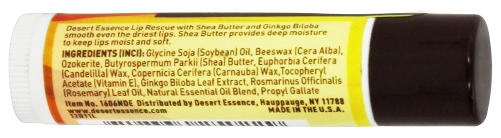 Resgate de Lábios com Manteiga de Karité - 0.15 oz. Desert Essence - Imagem 2