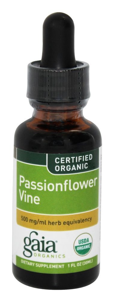 Maracujá Vine Certificado Orgânico - 1 fl. oz. Gaia Herbs