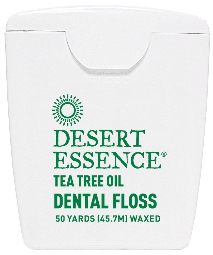 Óleo de árvore de chá de cera de fio dental - 50 Quintal (s) Desert Essence