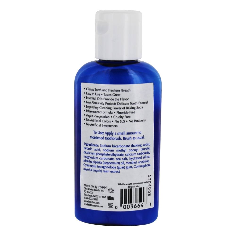 Dailycare Cozimento Soda Toothpowder Original Hortelã - 2 oz. Eco-Dent - Imagem 2