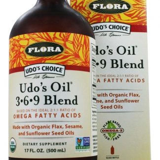 Udo's Oil Mistura 3 6 9 - 17 fl. oz. (Anteriormente, a mistura de Flora Udo) Flora