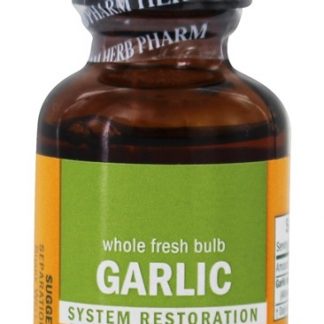 Extracto Líquido Inteiro de Alho Líquido Inteiro para Cardio e Restauração Circulatória - 1 fl. oz. Herb Pharm