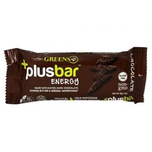 + Barra de energia PlusBar Chocolate - 2 oz. Greens Plus
