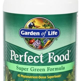 Perfect Food Fórmula Super Verde - 300 Cápsulas vegetarianas Garden of Life