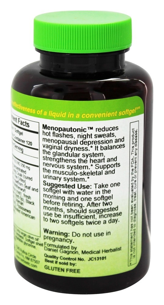 Sem Álcool Menopautônico - 120 Softgels Herbs Etc - Imagem 3