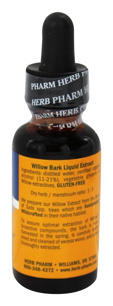 Extrato de casca de salgueiro - 1 fl. oz. Herb Pharm - Imagem 2