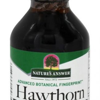 Baga de Hawthorne, folha e flor sem álcool - 1 fl. oz. Nature's Answer