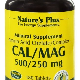 Cal / Mag 500 / 250 Mg - 180 Tablets Natures Plus