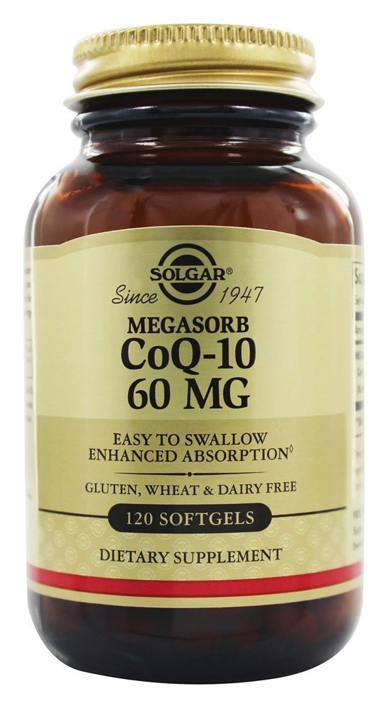 MegaSorb CoQ-10 60 mg. - 120 Softgels Solgar