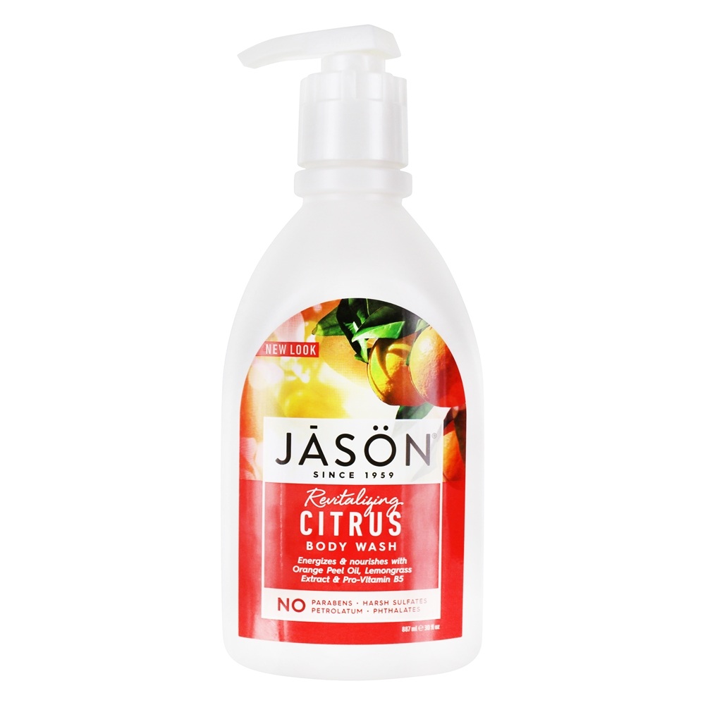 Lavagem Corporal Revitalizante Com Óleo De Casca De Laranja Citrino - 30 fl. oz. JASON Natural Products
