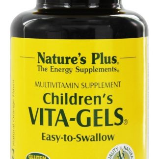 Gelatina Vita-Gels para Crianças Laranja - 180 Softgels Natures Plus