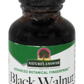 Cascas de nogueira preta verde sem álcool - 1 oz. Nature's Answer