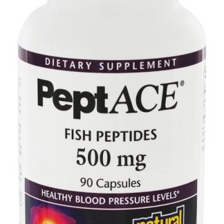 PeptACE Peptídeo de Peixe 500 mg. - Cápsulas 90 Natural Factors