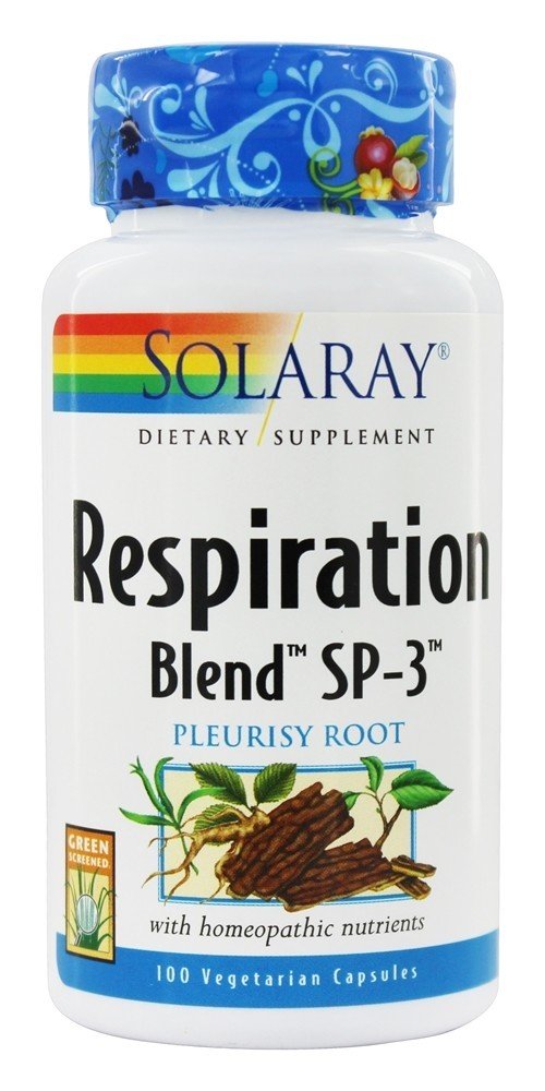Mistura de Respiração SP-3 - Cápsulas 100 Solaray