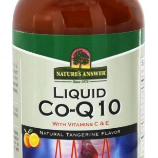Co-Q10 Liquid Com Vitaminas C & E - 8 fl. oz. Nature's Answer