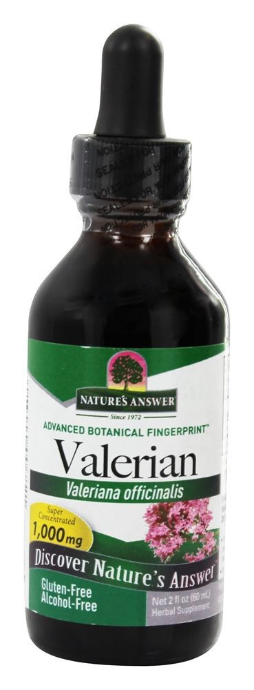 Raiz de valeriana sem álcool - 2 fl. oz. Nature's Answer