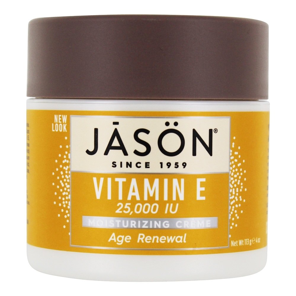 Renovação da Idade Hidratante Vitamina E Creme 25000 IU - 4 oz. JASON Natural Products