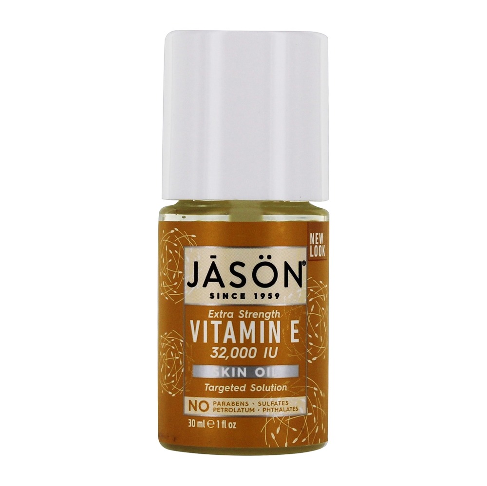 Óleo Extra para a Vitamina E para a Força 32000 IU - 1.1 fl. oz. JASON Natural Products