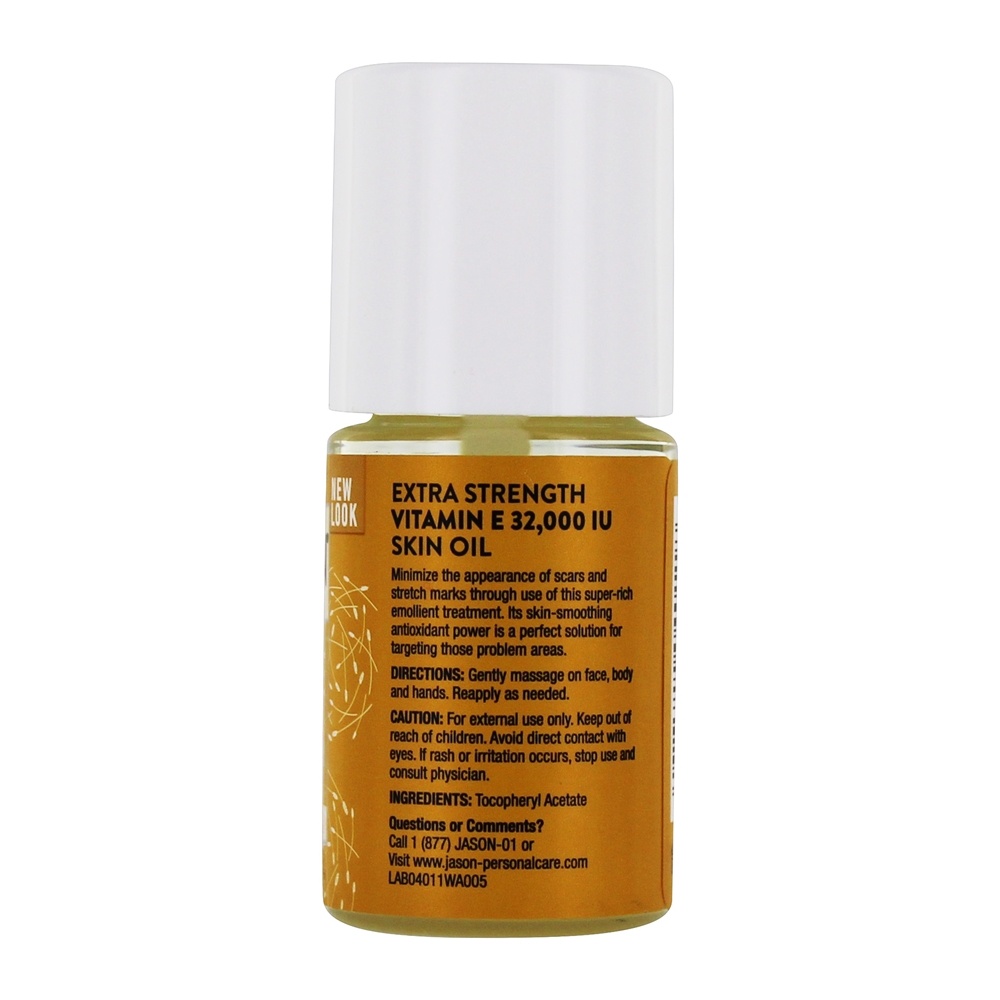 Óleo Extra para a Vitamina E para a Força 32000 IU - 1.1 fl. oz. JASON Natural Products - Imagem 2