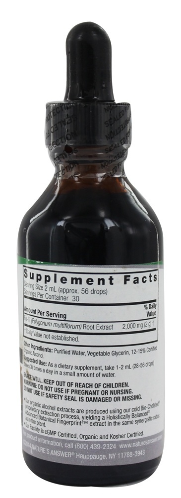 Raiz Fo-Ti - 2 fl. oz. Nature's Answer - Imagem 2
