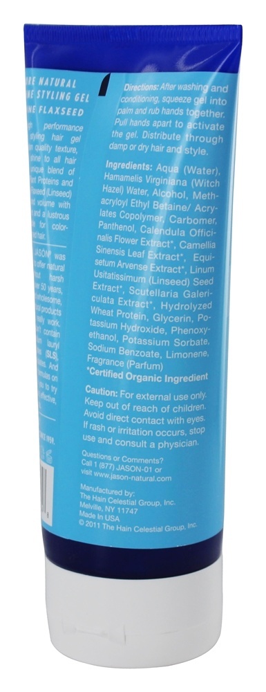 Gel de Estilo Hi-Shine - 6 oz. JASON Natural Products - Imagem 2