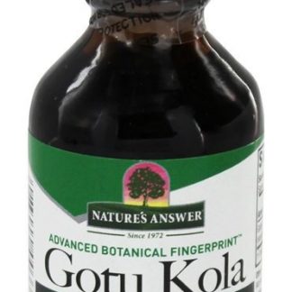 Álcool orgânico da erva de Gotu Kola - 2 fl. oz. Nature's Answer