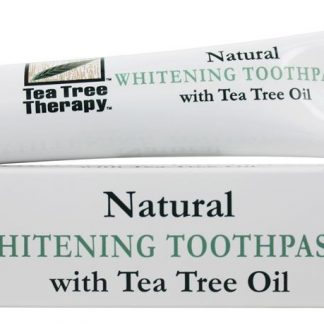 Creme dental branqueador com óleo de tea tree - 3 oz. Tea Tree Therapy
