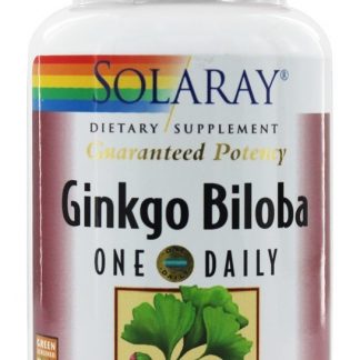 Garantido Potência Ginkgo Biloba Um Diário - Cápsulas 30 Solaray