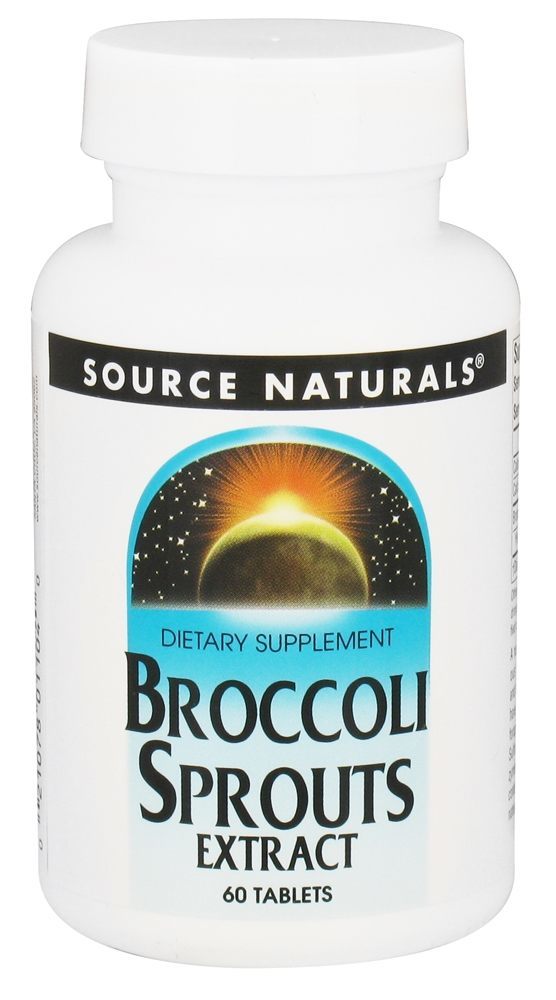 Brócolis Brotos Extrato Padronizado - 60 Tablets Source Naturals