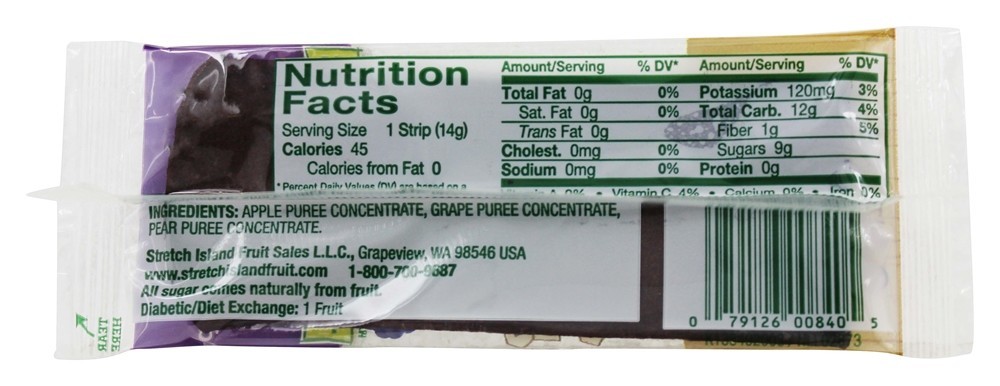Uva para colheita de tiras de frutas naturais - 0.5 oz. Stretch Island Fruit - Imagem 2