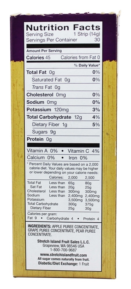 Uva para colheita de tiras de frutas naturais - 0.5 oz. Stretch Island Fruit - Imagem 4